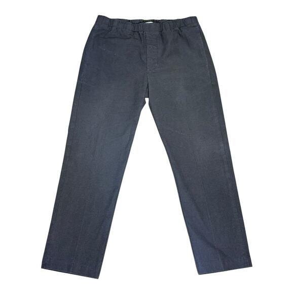 James Perse Charcoal Cotton Straight Leg Drawstring Elastic Waist Pants Size 1/S - Picture 1 of 4